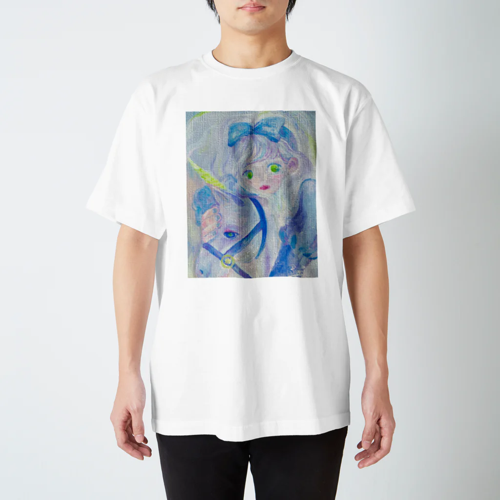 スミレ と トナカイ の モリのメリーゴーランドの音がする Regular Fit T-Shirt