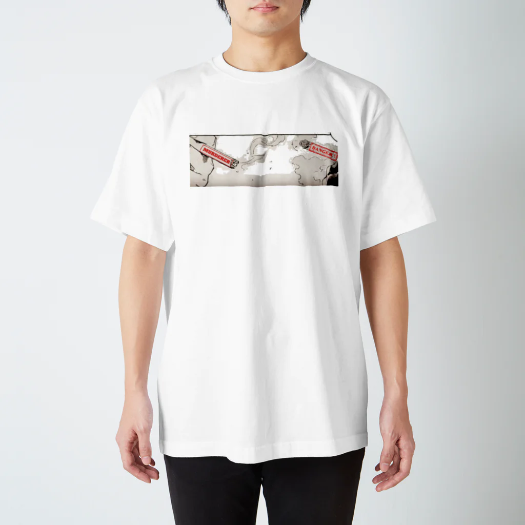 死ぬときは忌野清志郎みたくのタバコ Regular Fit T-Shirt