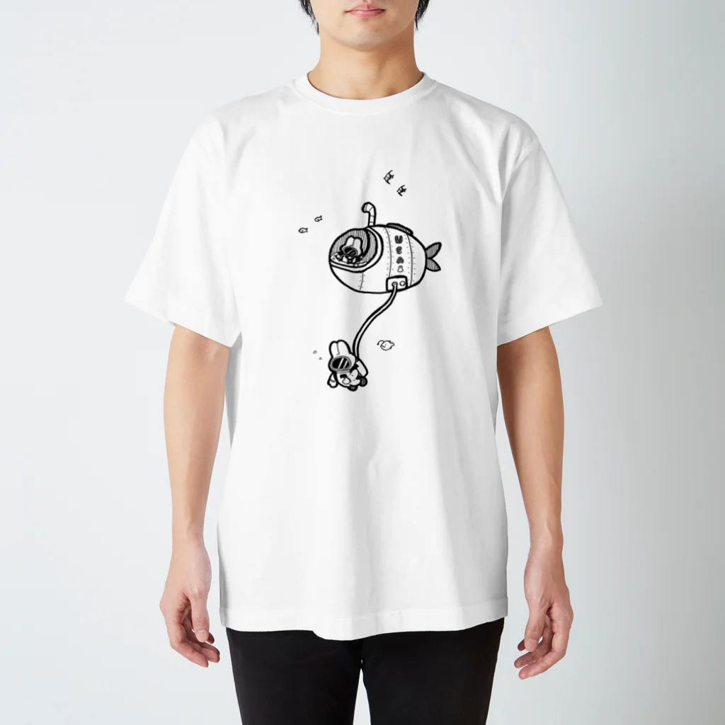 Space_potのGrabiy＆Deepsea スタンダードTシャツ