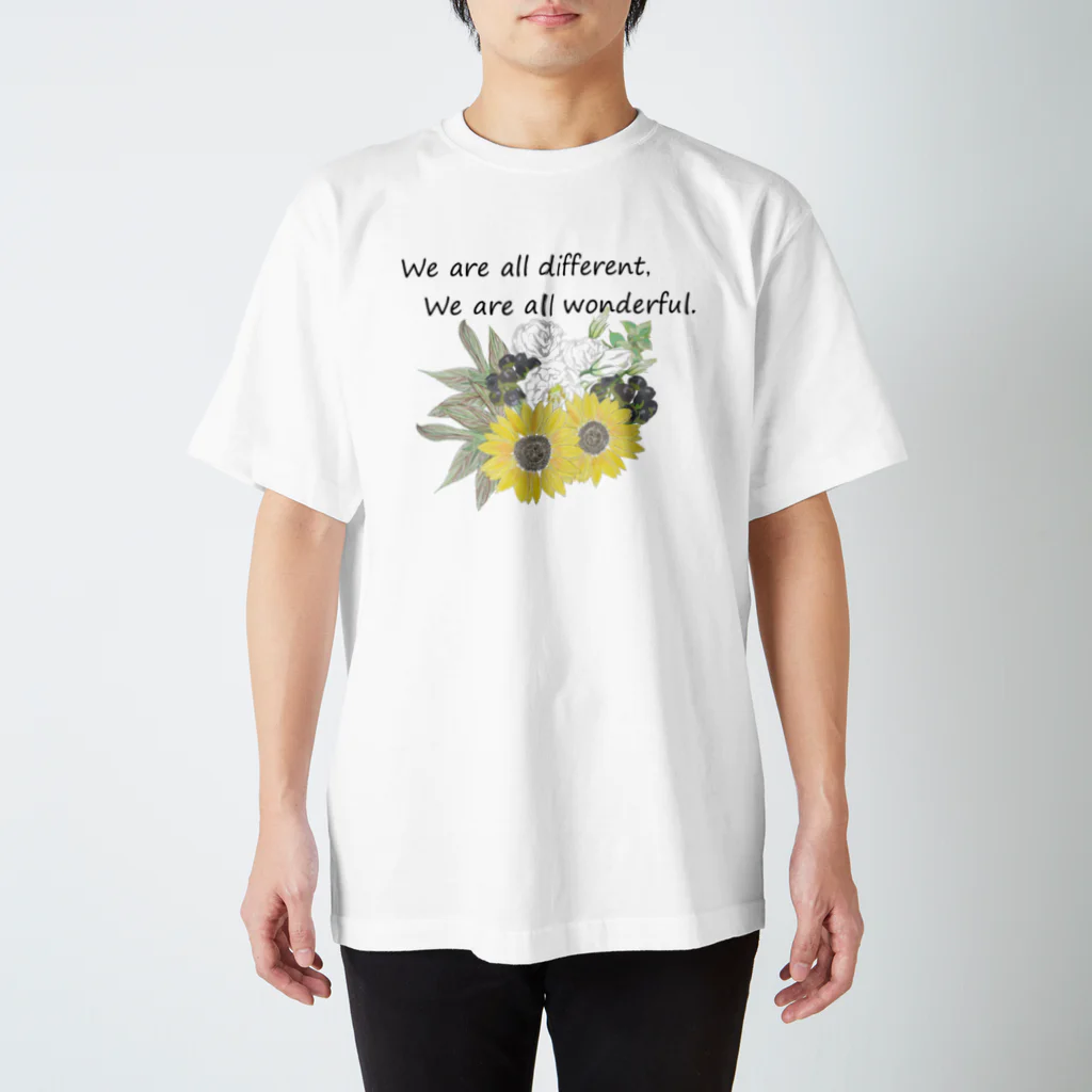 Manatsuの花を wonderful ver. Regular Fit T-Shirt