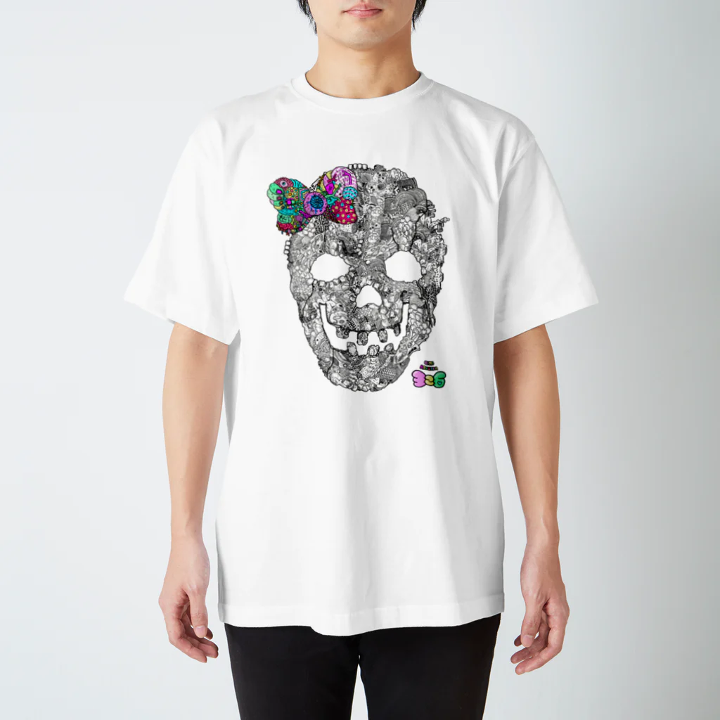 有坂愛海ショップの有坂愛海×326｢グロスカルリボン」 Regular Fit T-Shirt