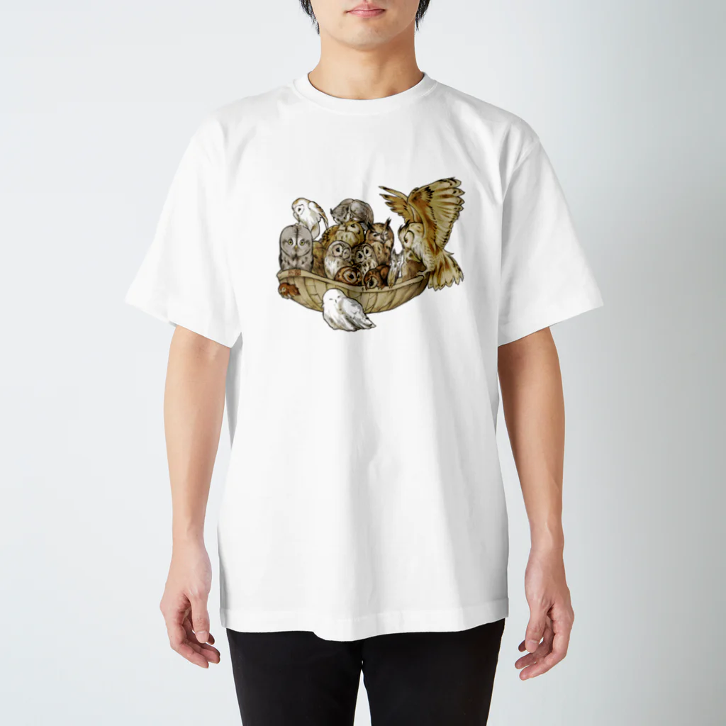 鵄　〜フクロウまみれ〜のフクロウの盛り合わせ Regular Fit T-Shirt