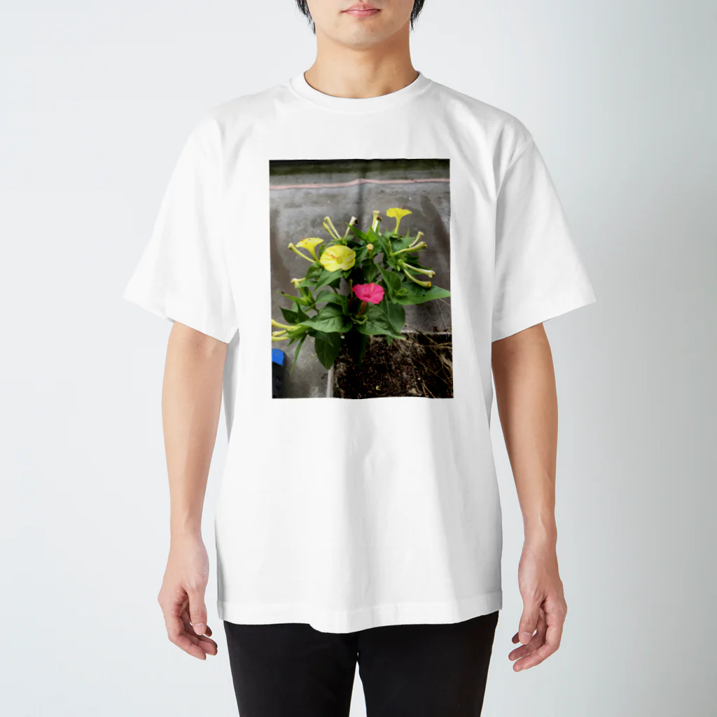 ばにーすぺーの明るい月見草Verミックス Regular Fit T-Shirt