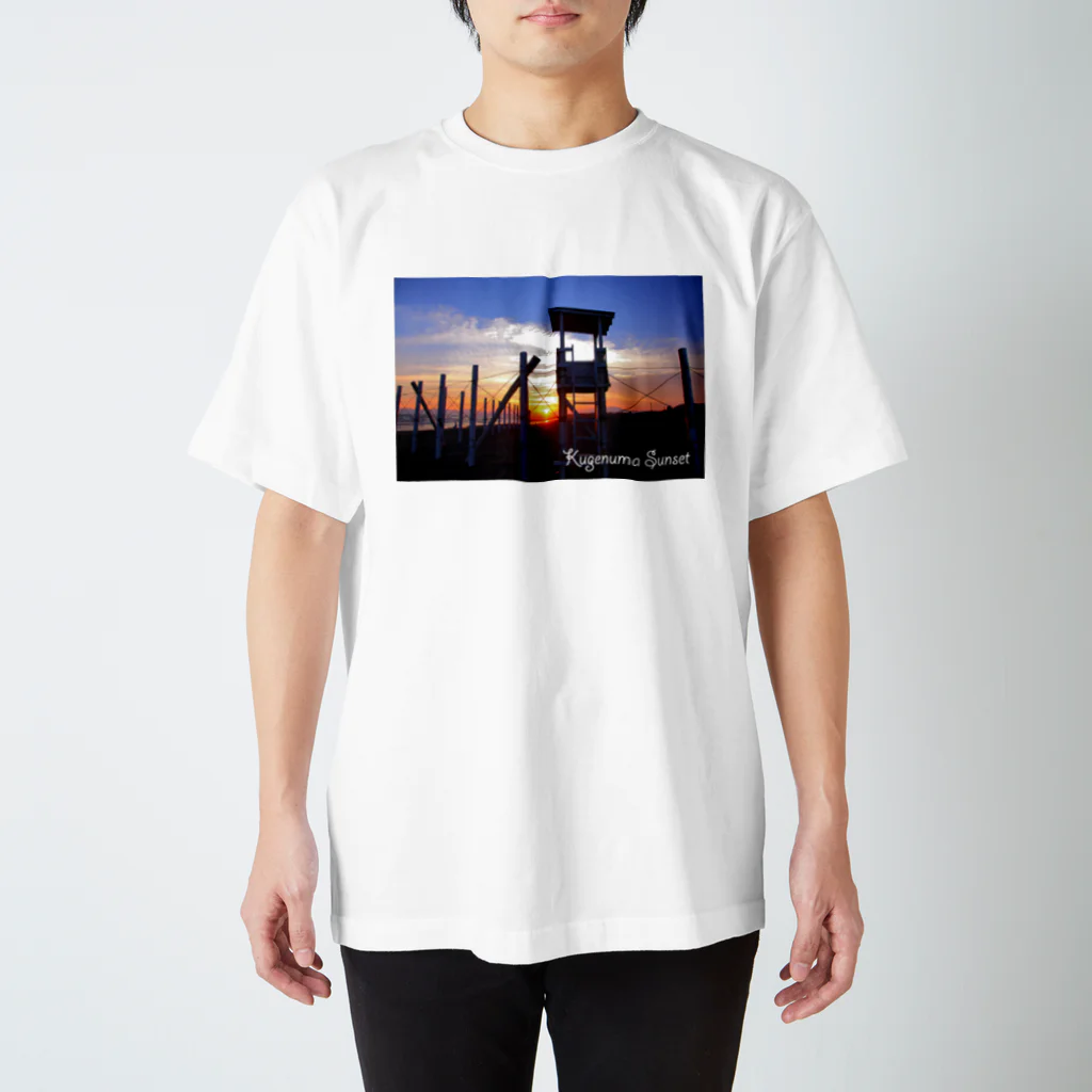 photo-kiokuの湘南夕景 スタンダードTシャツ