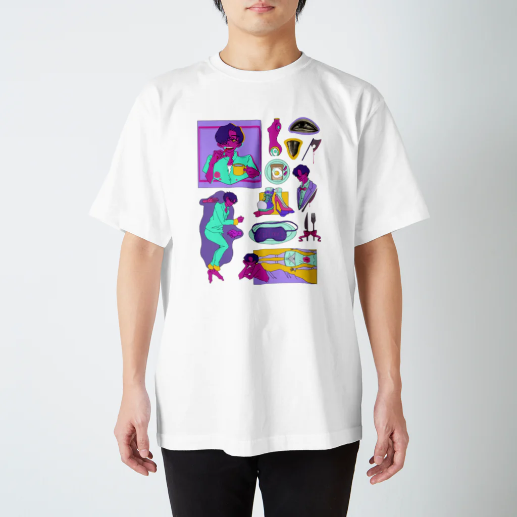 『クロの危険信号』の『狂気と同棲する男の子。』 スタンダードTシャツ