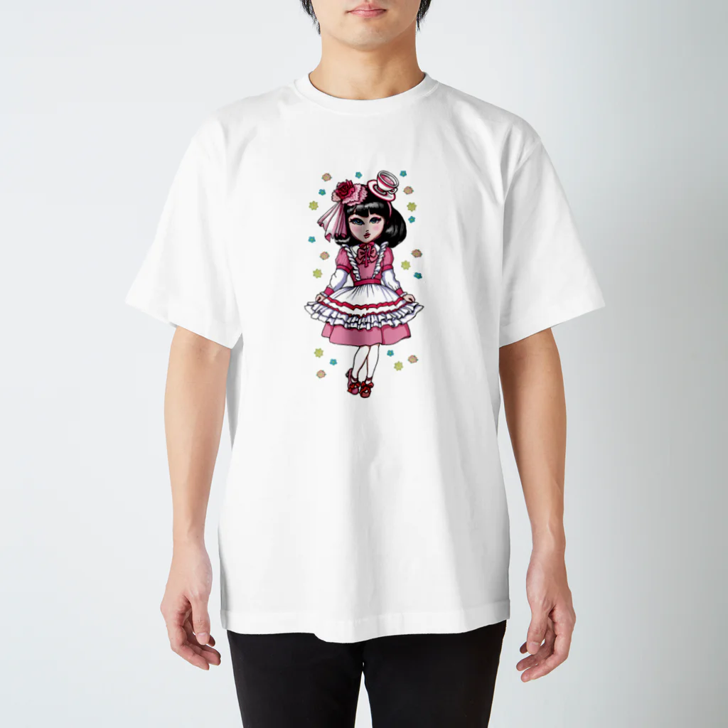 油絵描きの小物売り場のストロベリーティーパーティー Regular Fit T-Shirt