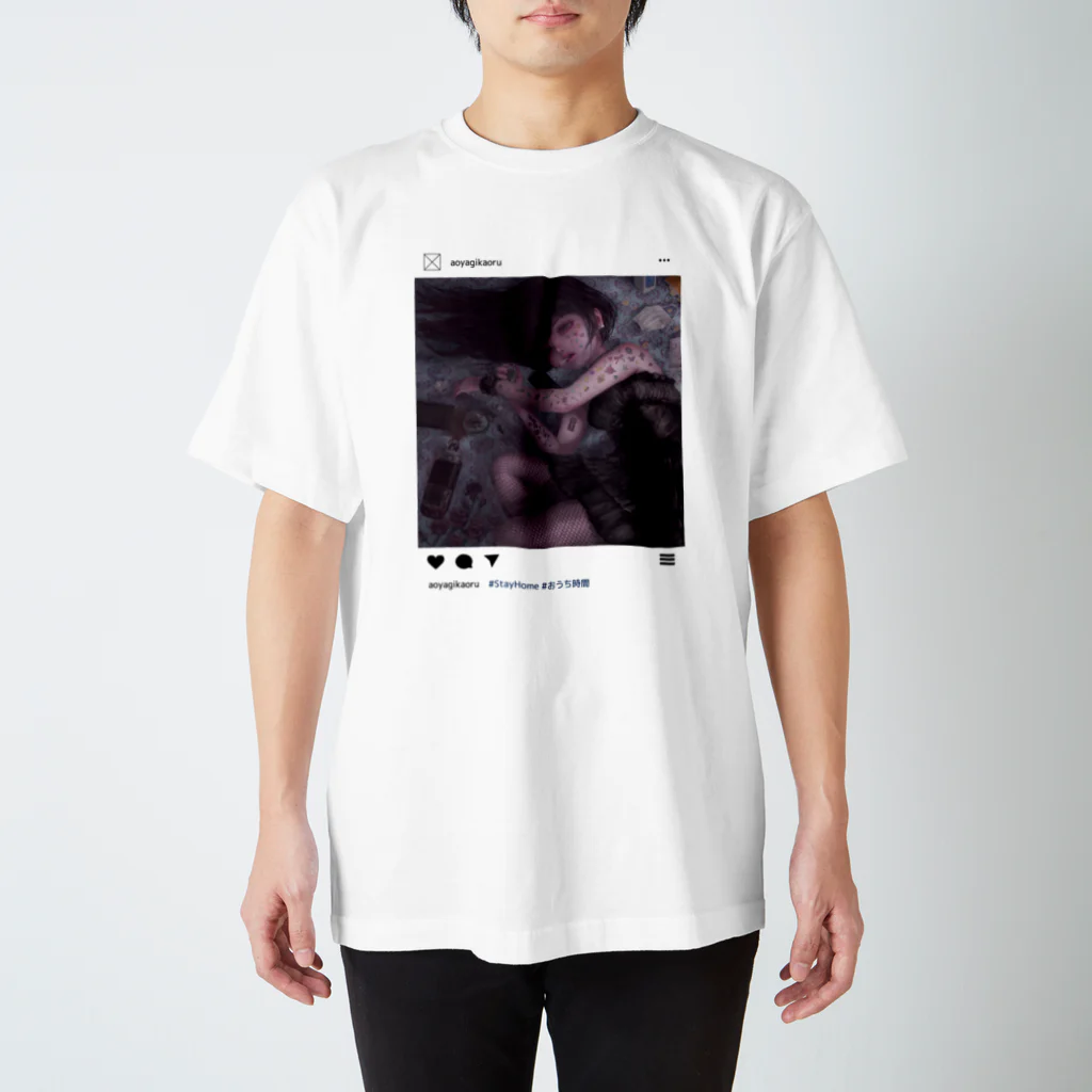 青柳カヲルのStayHome Regular Fit T-Shirt