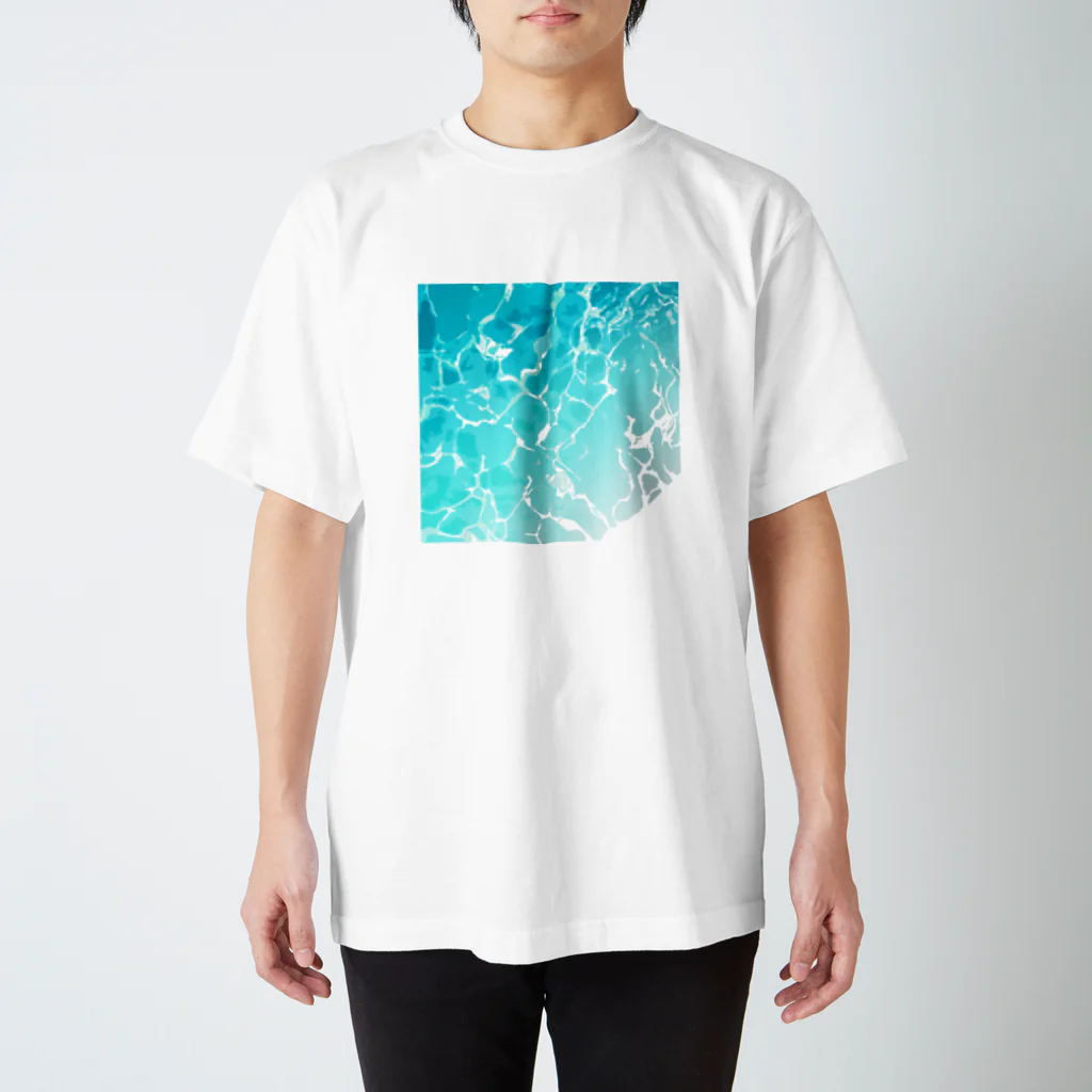 WhClの海の水面A Regular Fit T-Shirt