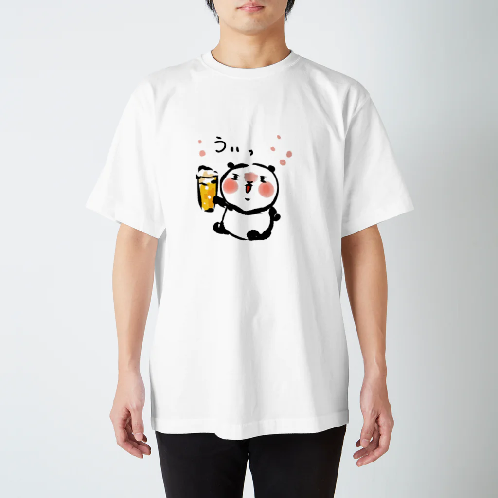 mihoののんべえパンダ スタンダードTシャツ