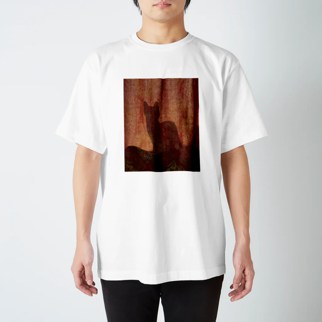 botanical museumのcat silhouette Regular Fit T-Shirt