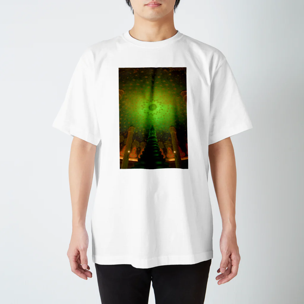 Scene_Sniperのワット・パクナム002 スタンダードTシャツ