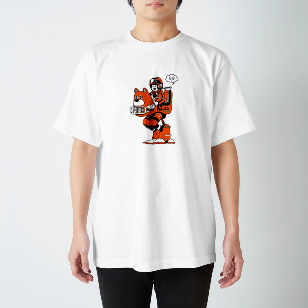 MUSUMEKAWAIIの弐脚ロボ犬式 Regular Fit T-Shirt