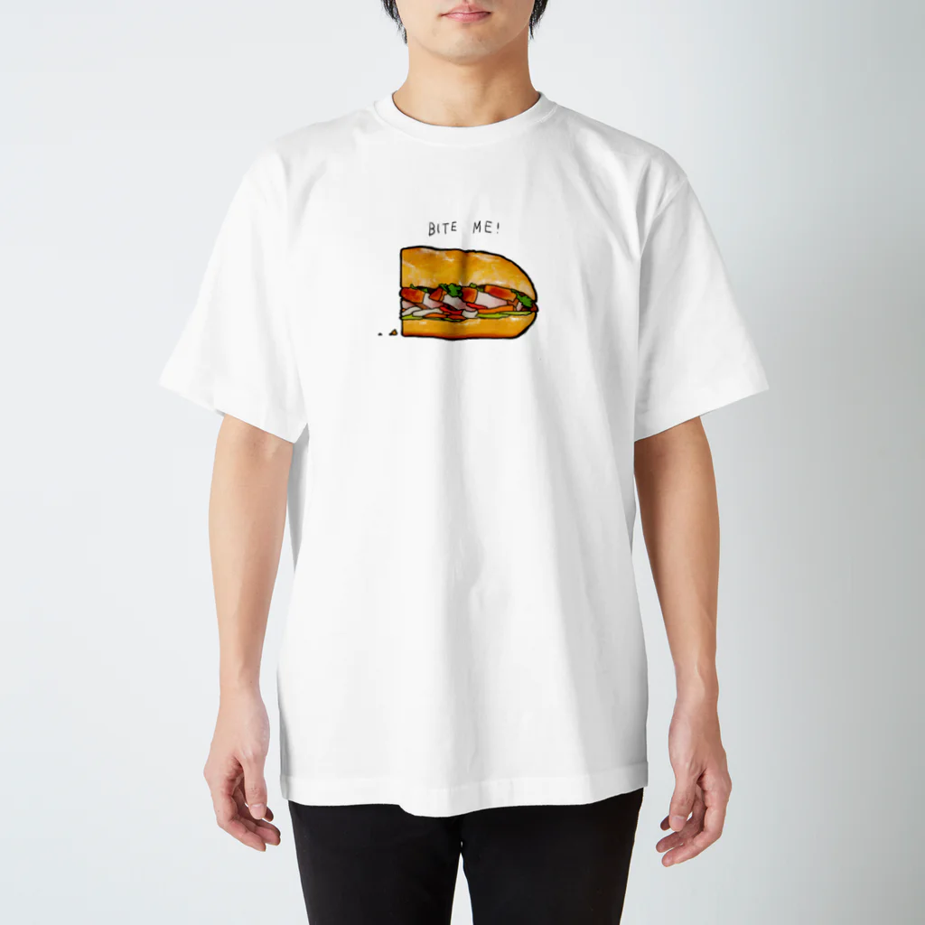 HISUI🇻🇳🇯🇵ベトナムカフェバオバオのバイトミーみぎ スタンダードTシャツ