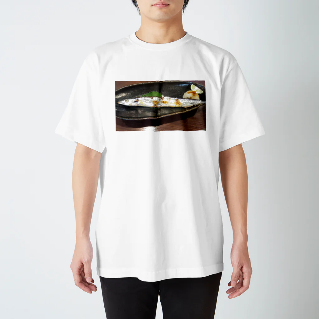 ぽっぴーの館の例のお高い青魚 スタンダードTシャツ