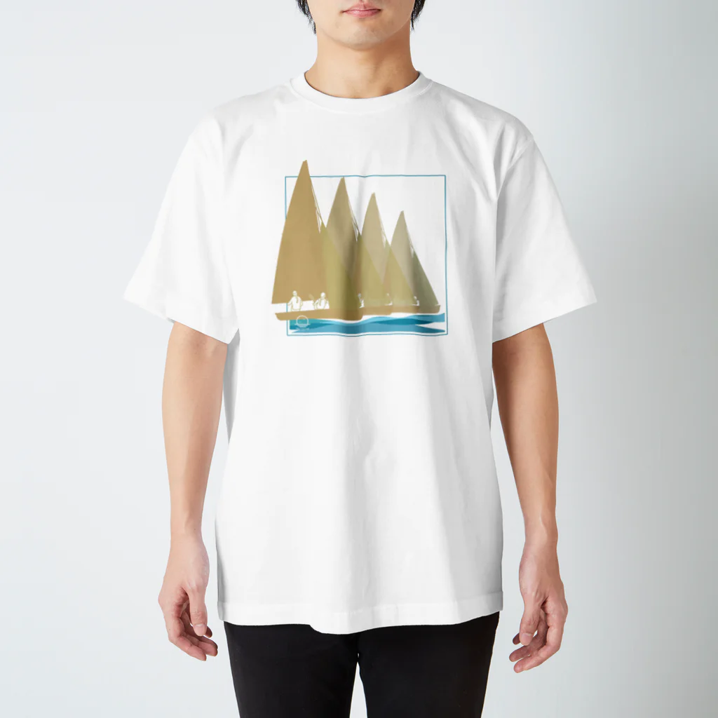 Blue Ocean Artのセーリングヨット Regular Fit T-Shirt
