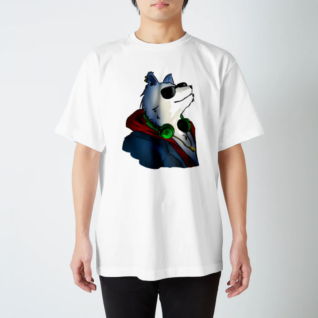 WORLD WOLFのチャラ狼 Regular Fit T-Shirt