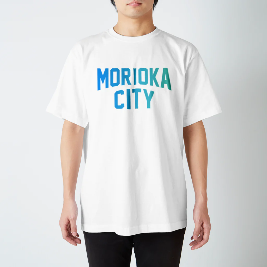 JIMOTO Wear Local Japanの盛岡市 MORIOKA CITY スタンダードTシャツ