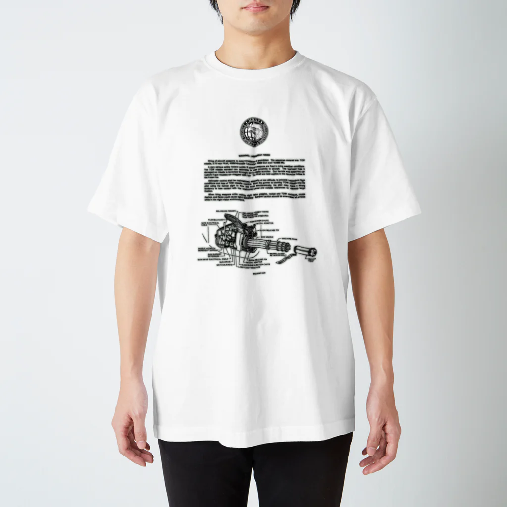 HARD:EDGE GOODS PROJECTのMBSP ARMY MODEL AH-LS HELICOPTER スタンダードTシャツ