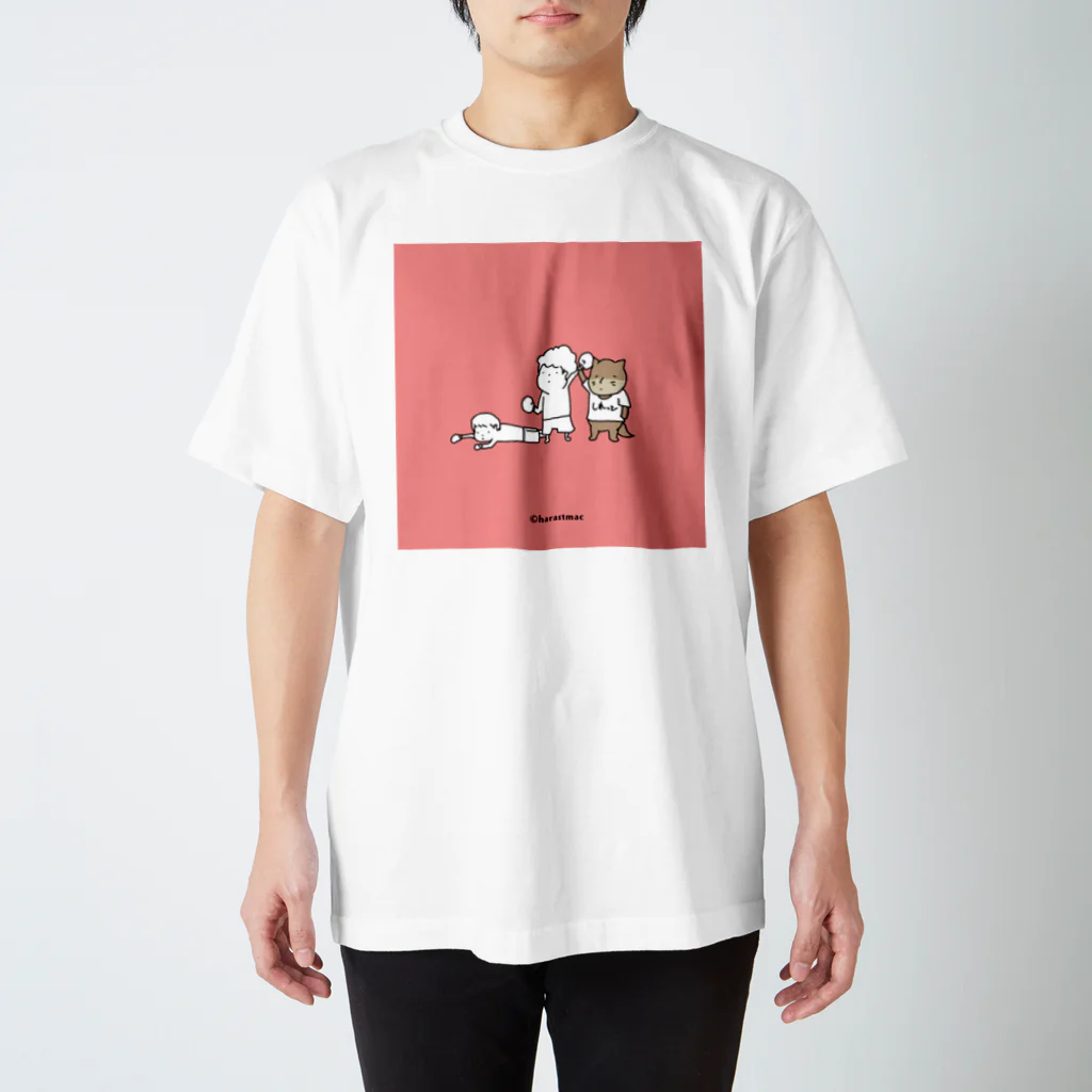 原ストマックのしれっとレフェリースナギツネ スタンダードTシャツ