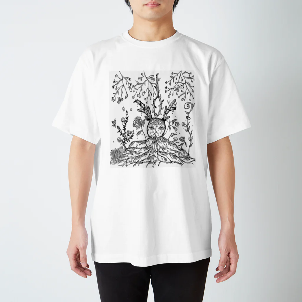 たにみと死の淵の頑張れ！希死念慮君 スタンダードTシャツ