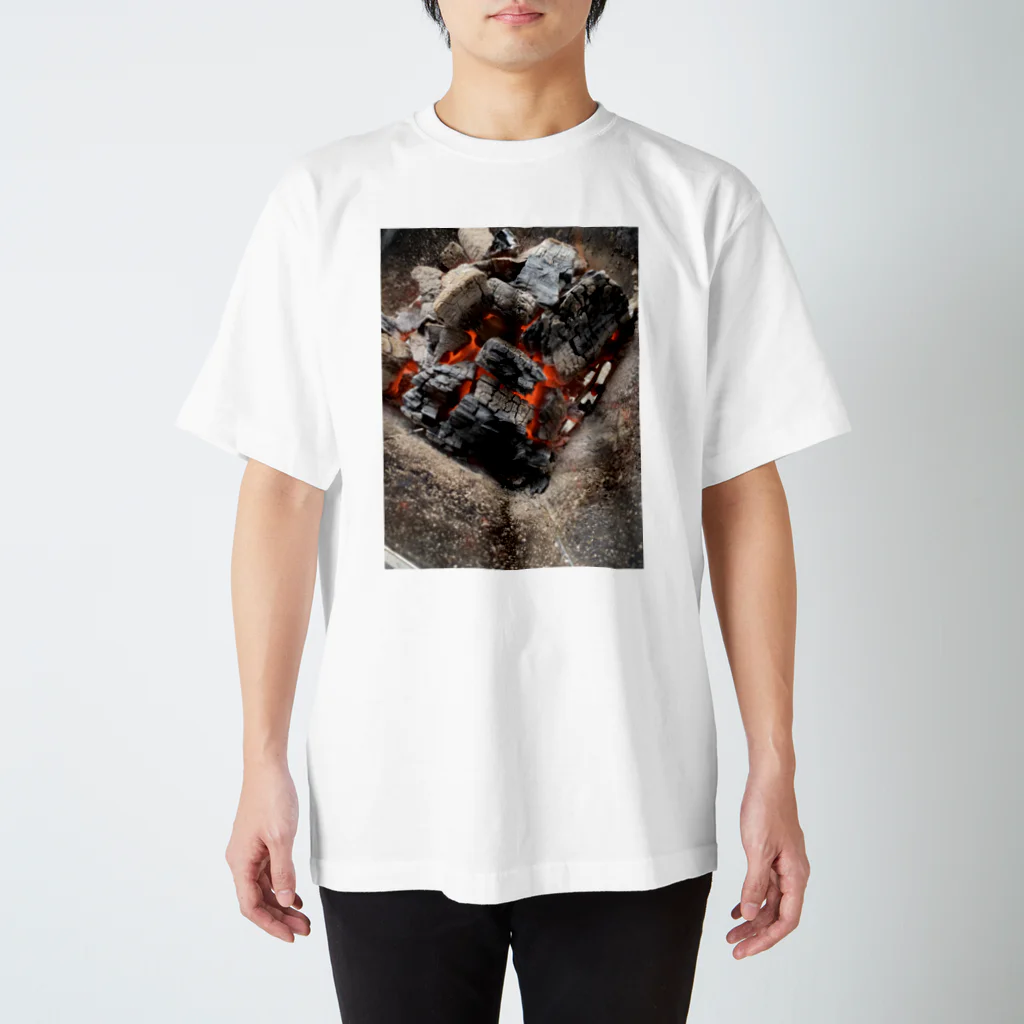 たけのこのミスター炭 Regular Fit T-Shirt