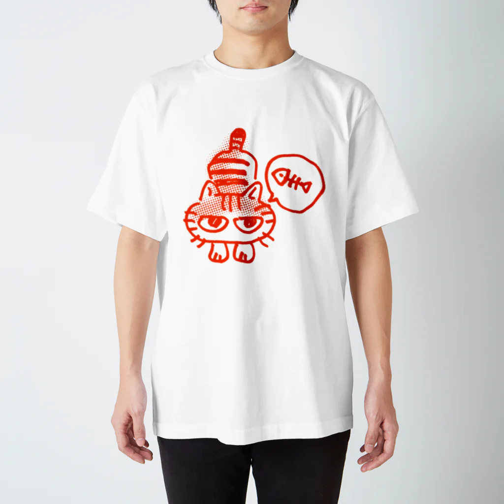 uribo1963のニマちん（オレンジ） スタンダードTシャツ