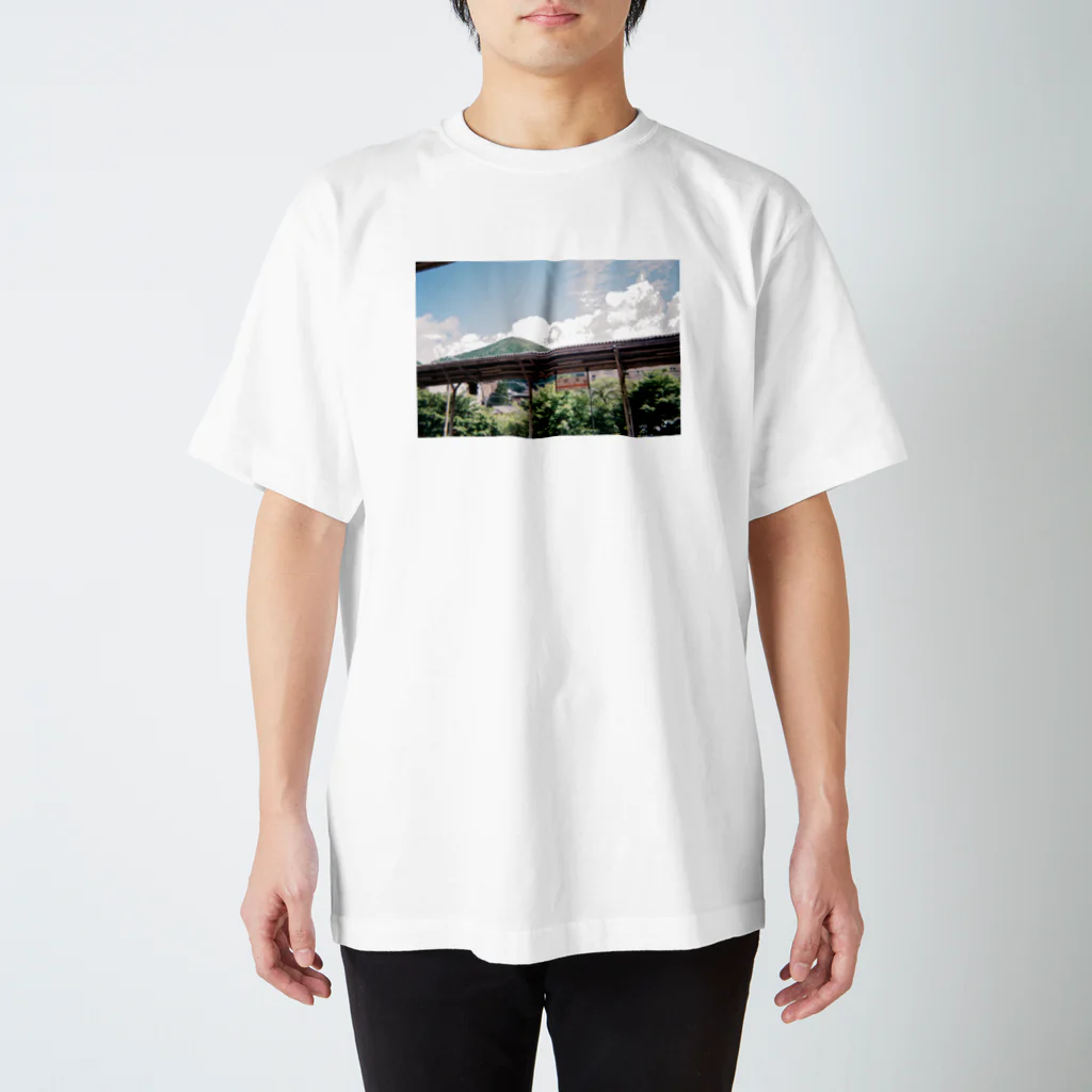 おこじょは白いの下呂温泉 スタンダードTシャツ