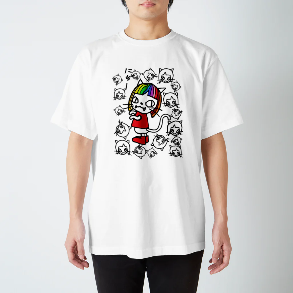 yosuginの猫娘 スタンダードTシャツ