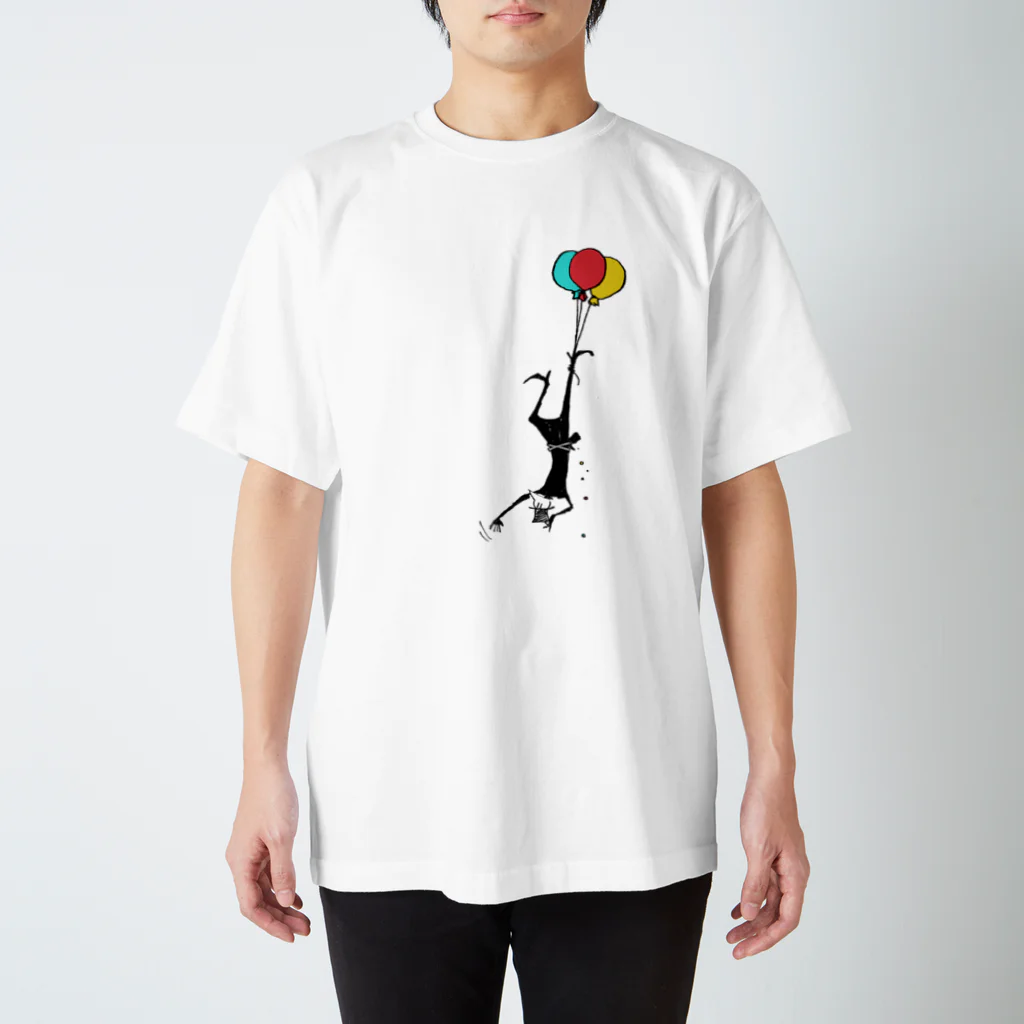 奇妙な倉庫 骨狩工房の風船🎈 スタンダードTシャツ