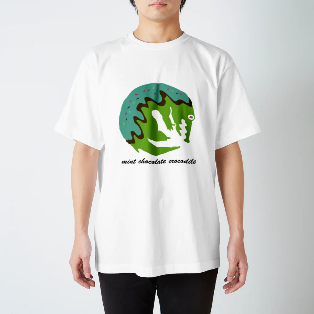 makkura.のmint chocolate crocodile スタンダードTシャツ