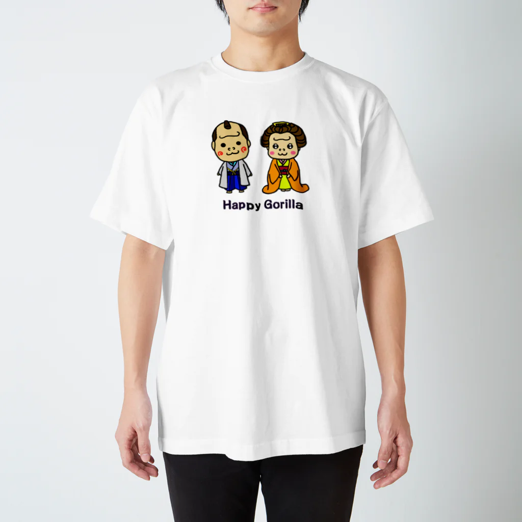 HappyGorillaのハッピーゴリラ　大奥 スタンダードTシャツ