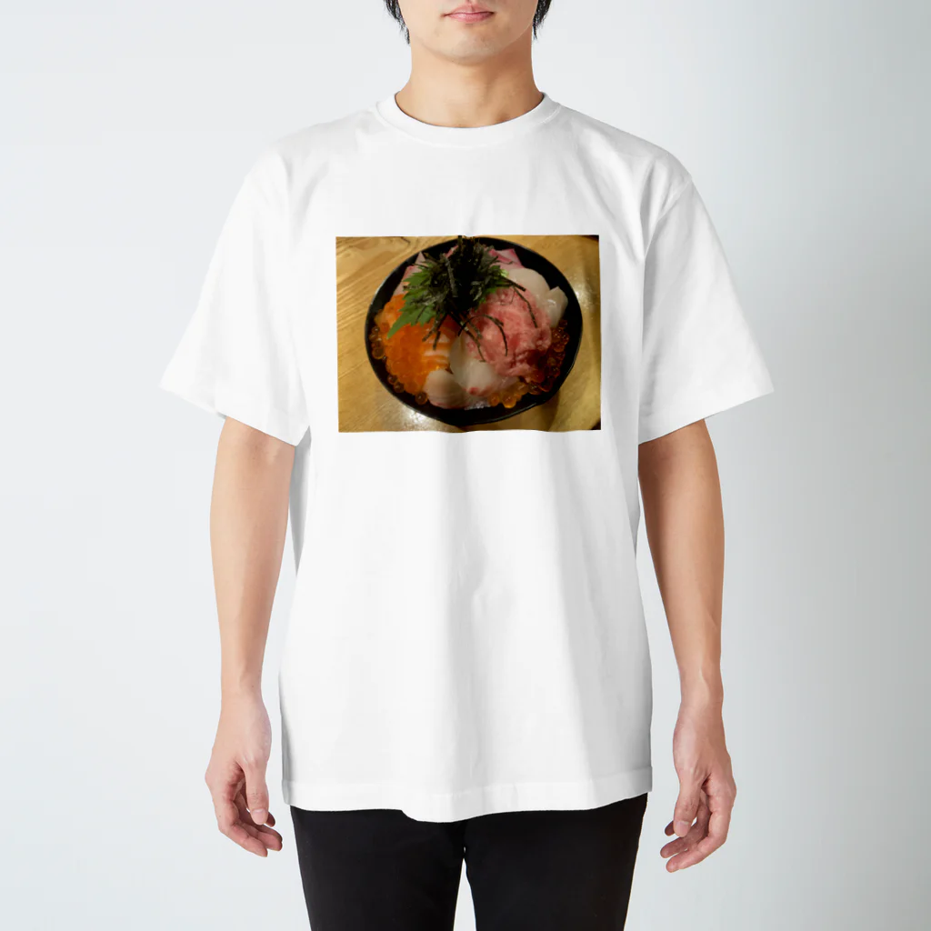 kishiwadacity-0724の海鮮丼 スタンダードTシャツ