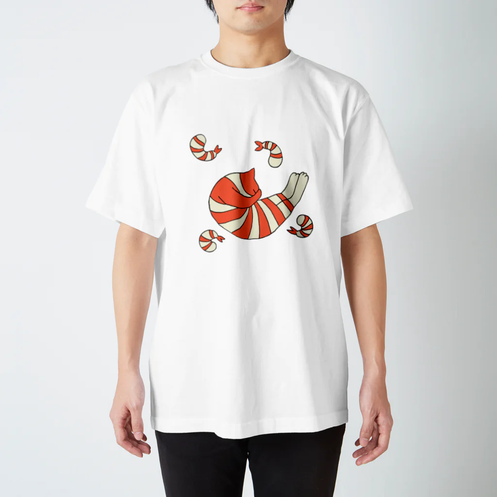 Sukochatoraのむきエビにゃんこ?! Regular Fit T-Shirt