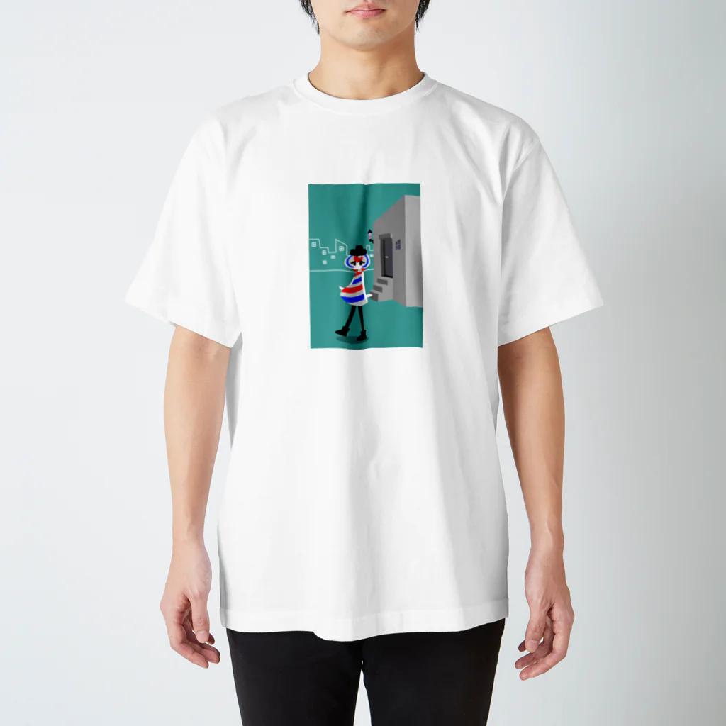 大名のサインポールちゃんグッズ Regular Fit T-Shirt