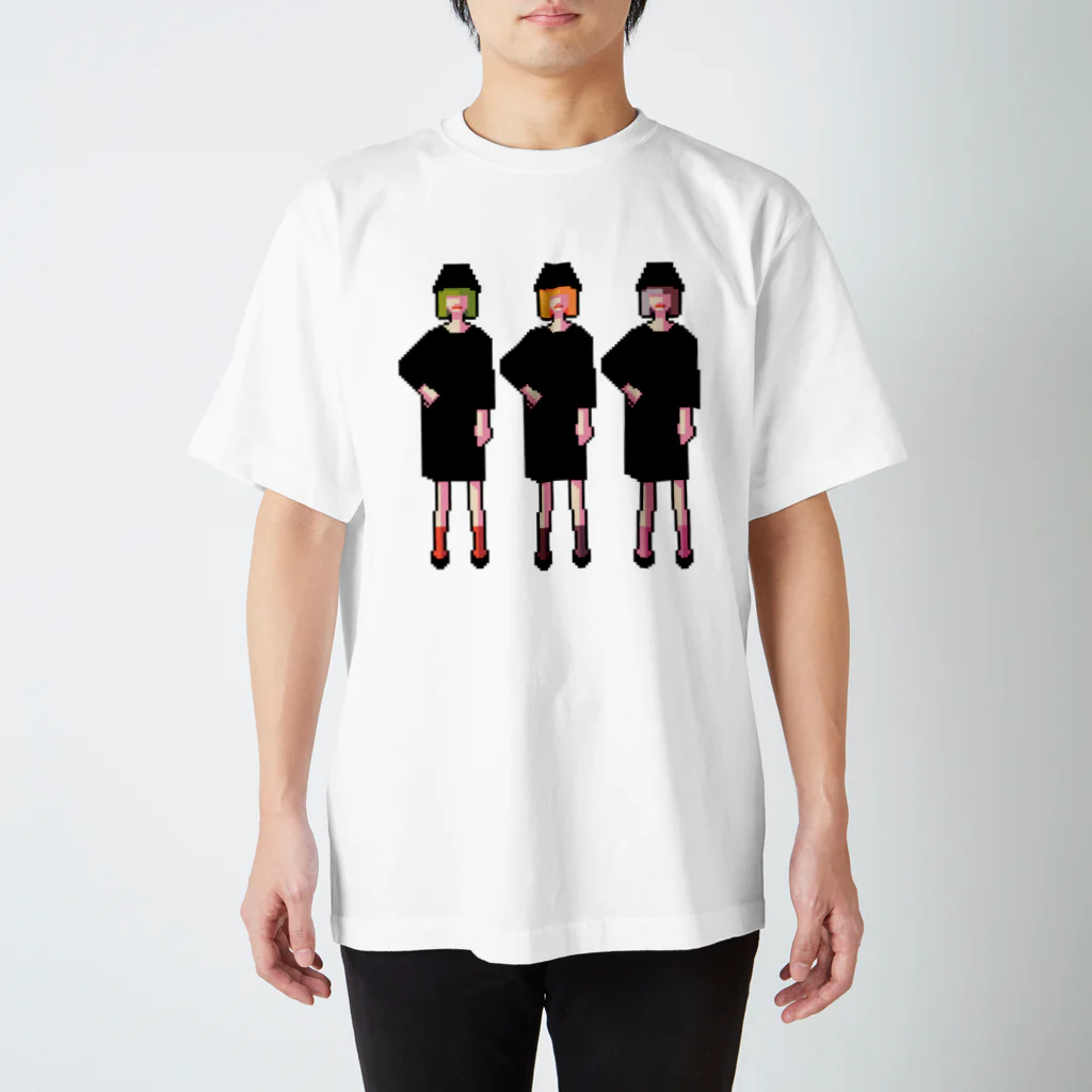 ずぅんの三人の女の子 Regular Fit T-Shirt