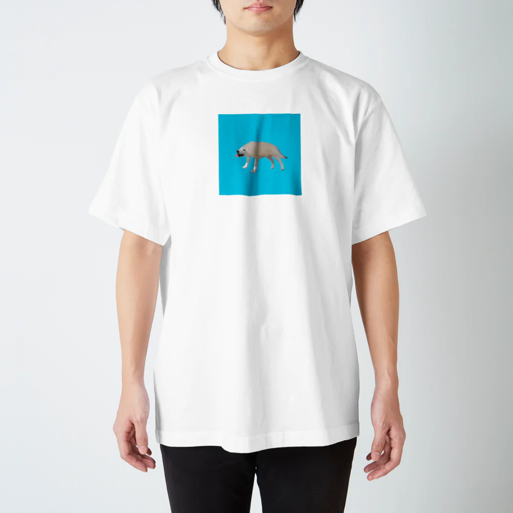 スラコラのシベリアンハスシー🐶🍣ブルー Regular Fit T-Shirt