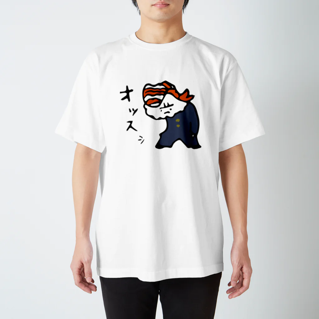 白いくつのオッスシ（大） スタンダードTシャツ