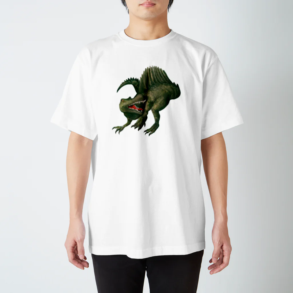 もよよのイラストショップのスピノサウルス Regular Fit T-Shirt