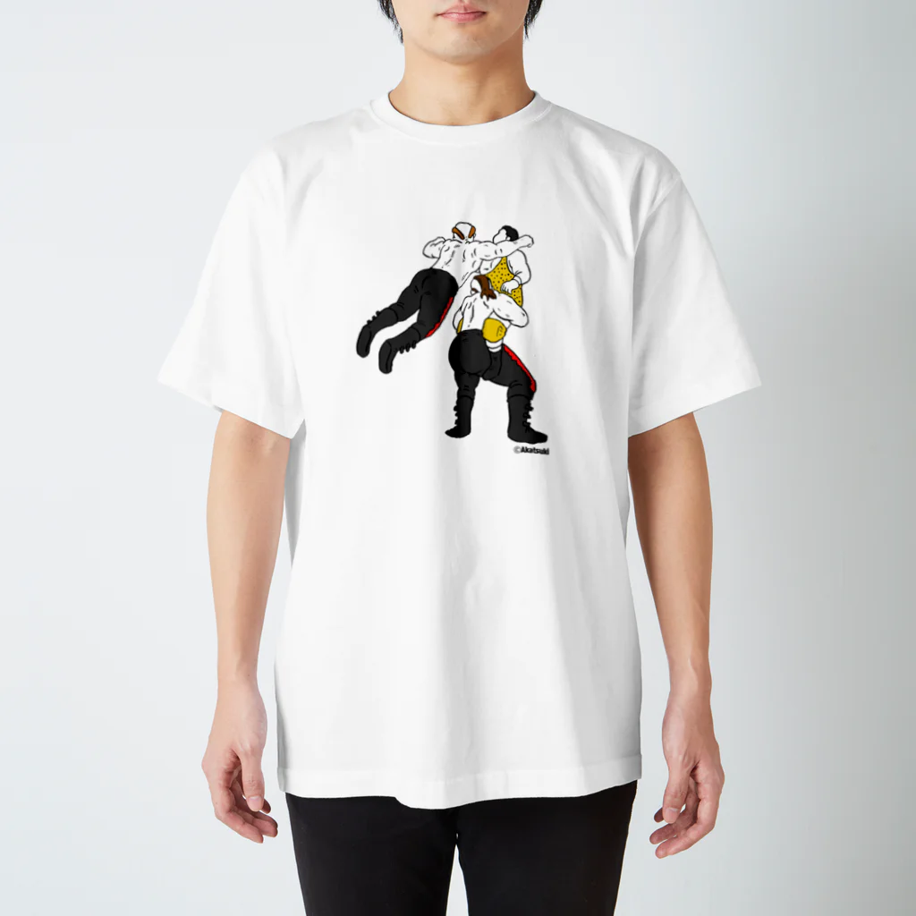 アカツキ@味のプロレスの暴走戦士 Regular Fit T-Shirt