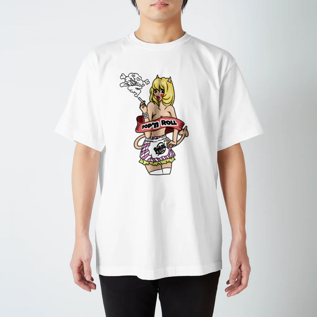 POP'N ROLLのpop'n pinupgirl01 スタンダードTシャツ