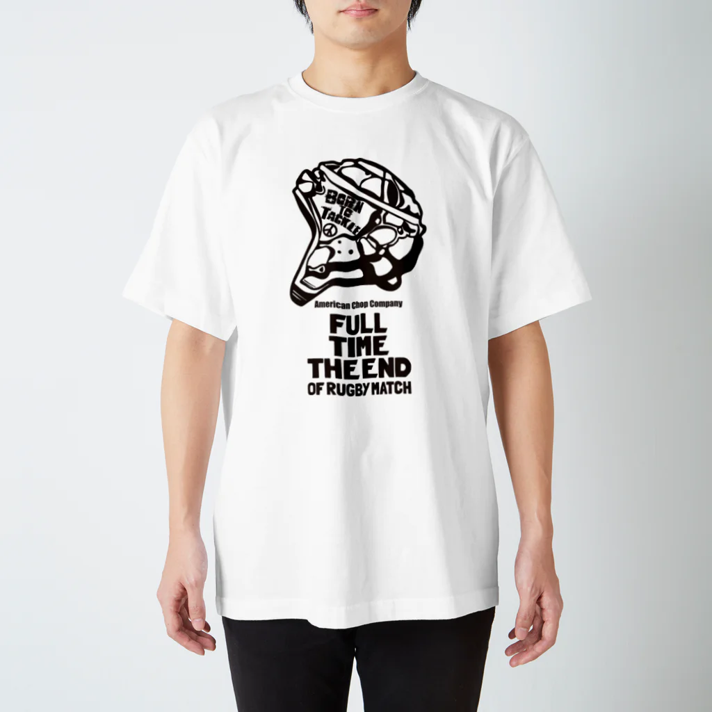 b.n.d [街中でもラグビーを！]バインドのFULL TIME THE END OF RUGBY MATCH Regular Fit T-Shirt