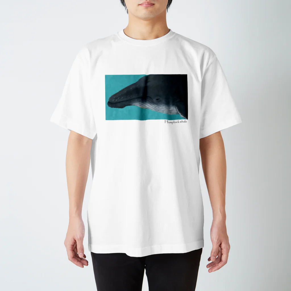 PuNPuNのHumpback　whale スタンダードTシャツ