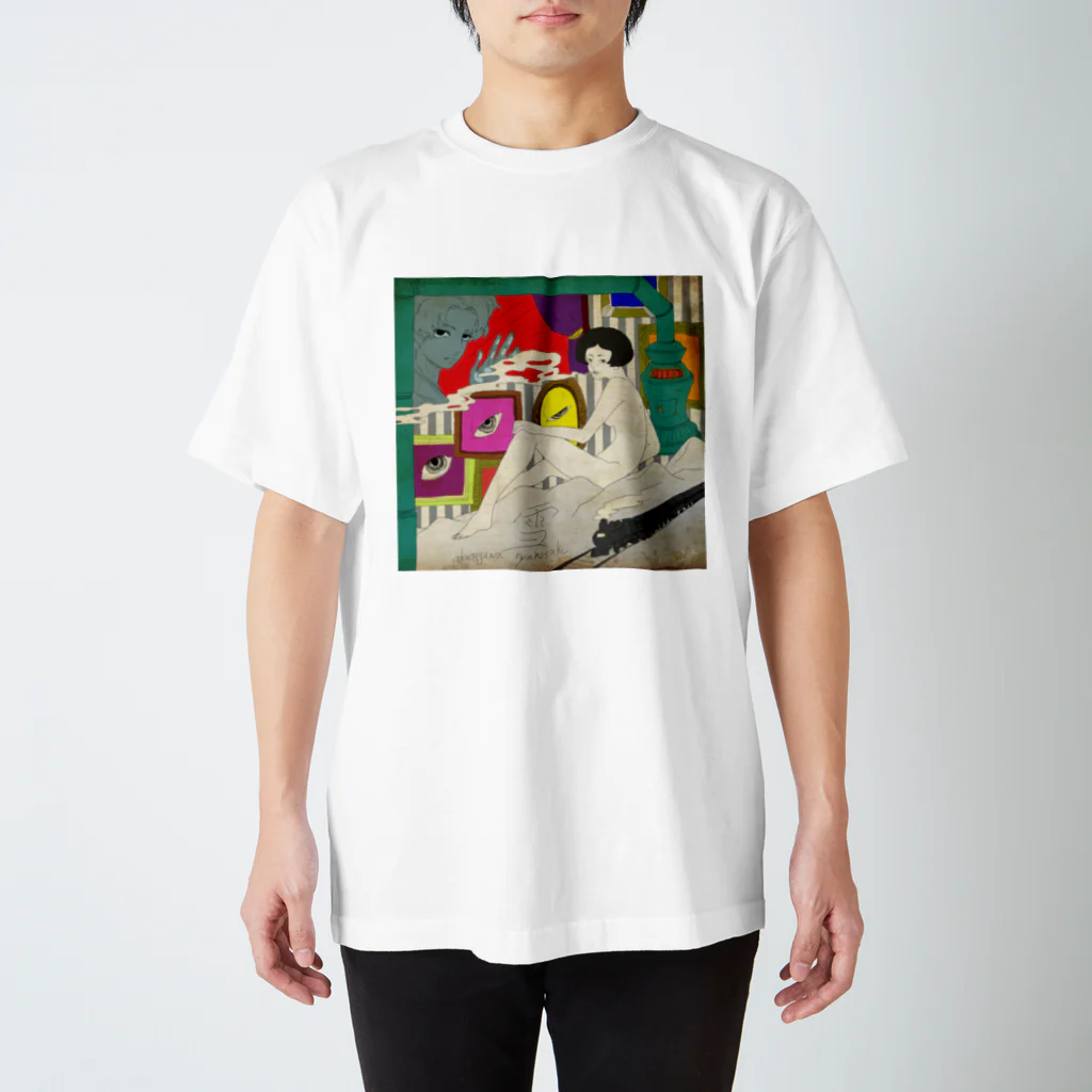 虚狐ふうがの「雪」芥川龍之介 スタンダードTシャツ