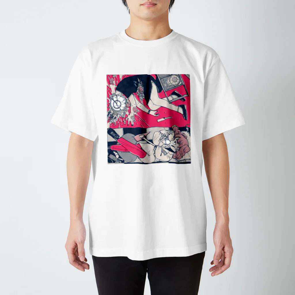 三月病のラーメン破壊 スタンダードTシャツ