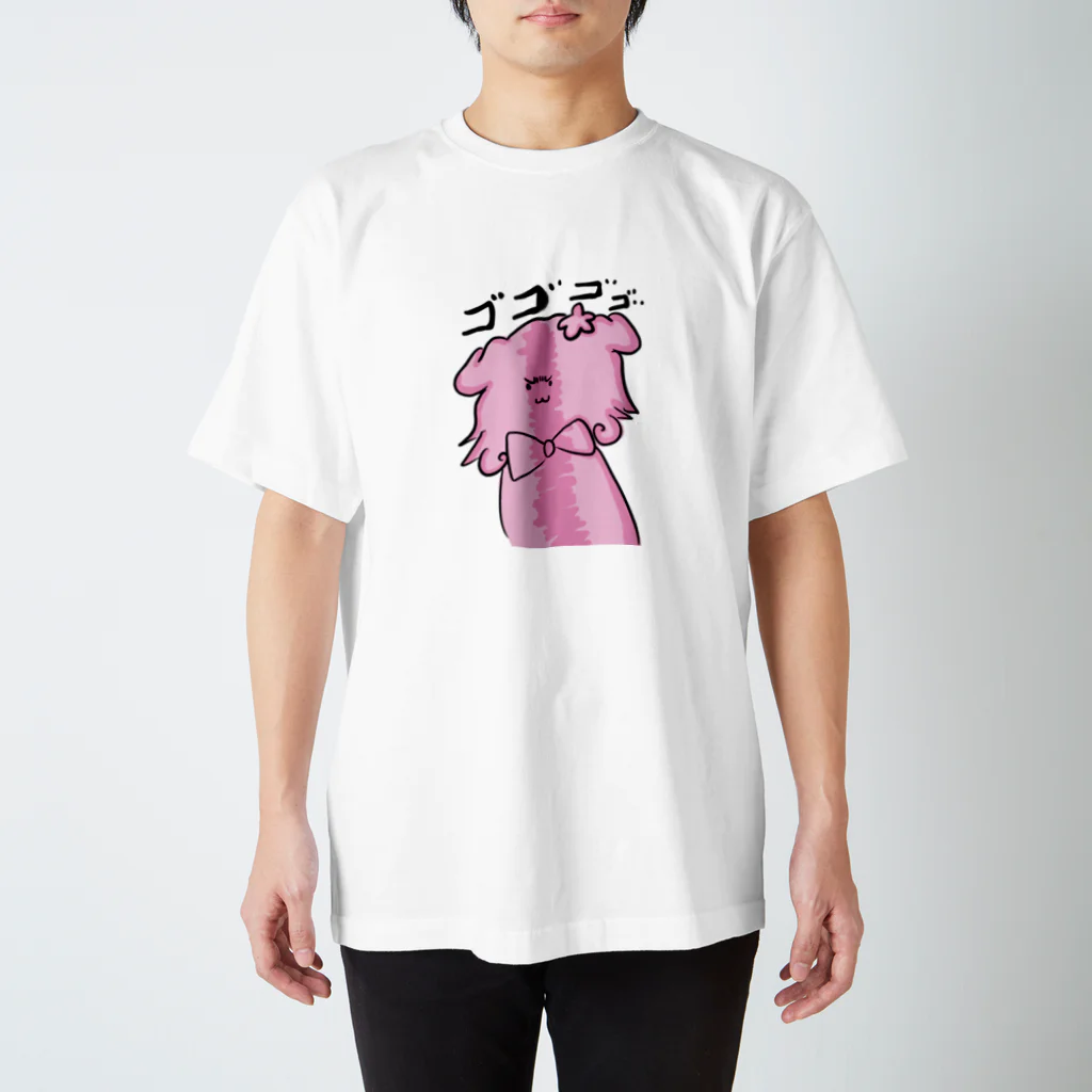 ちょびこの腑に落ちない桃犬 スタンダードTシャツ