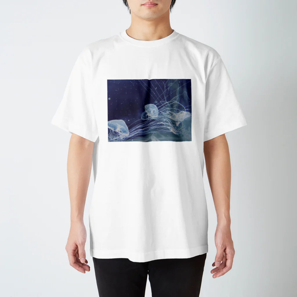 月が星を蝕べる時のクラゲ Regular Fit T-Shirt