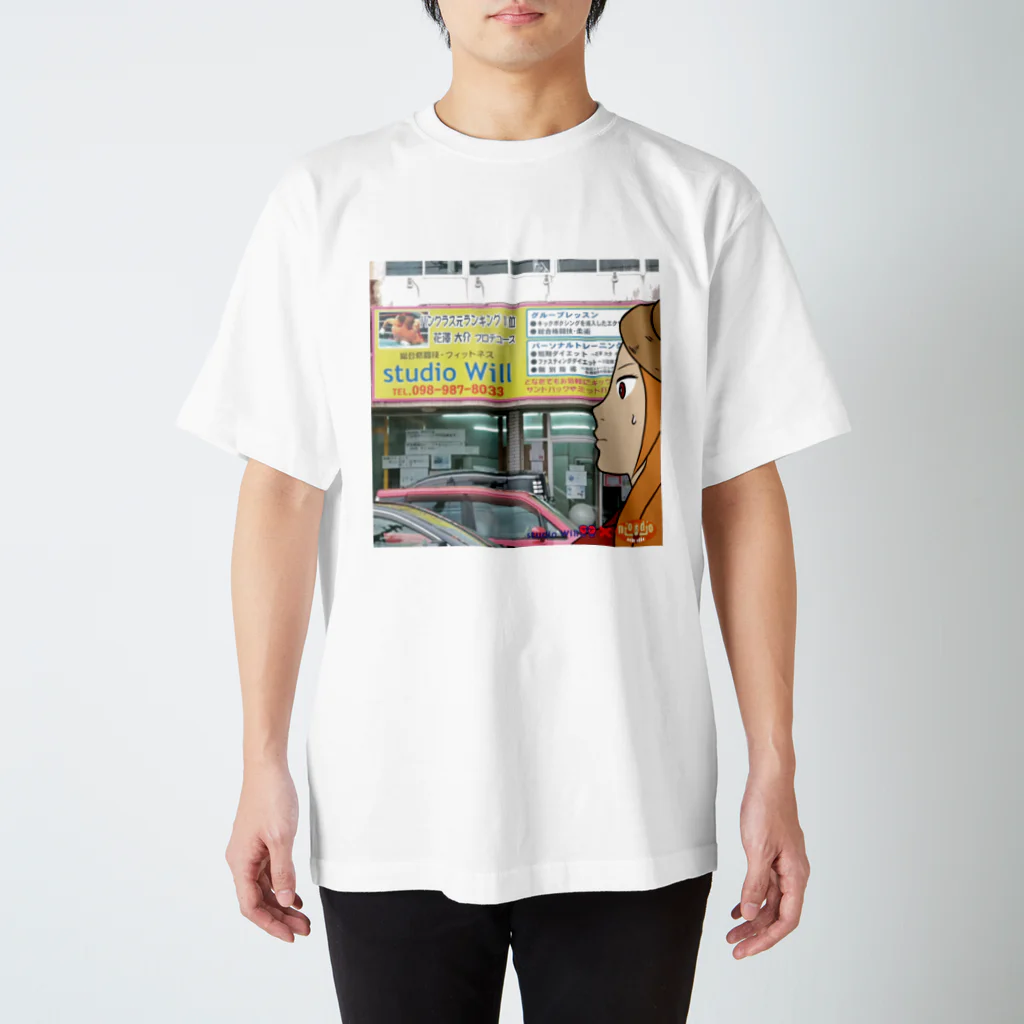 総合格闘技・フィットネス studio Willのstudio Will×niodio オリジナルTシャツ_F スタンダードTシャツ