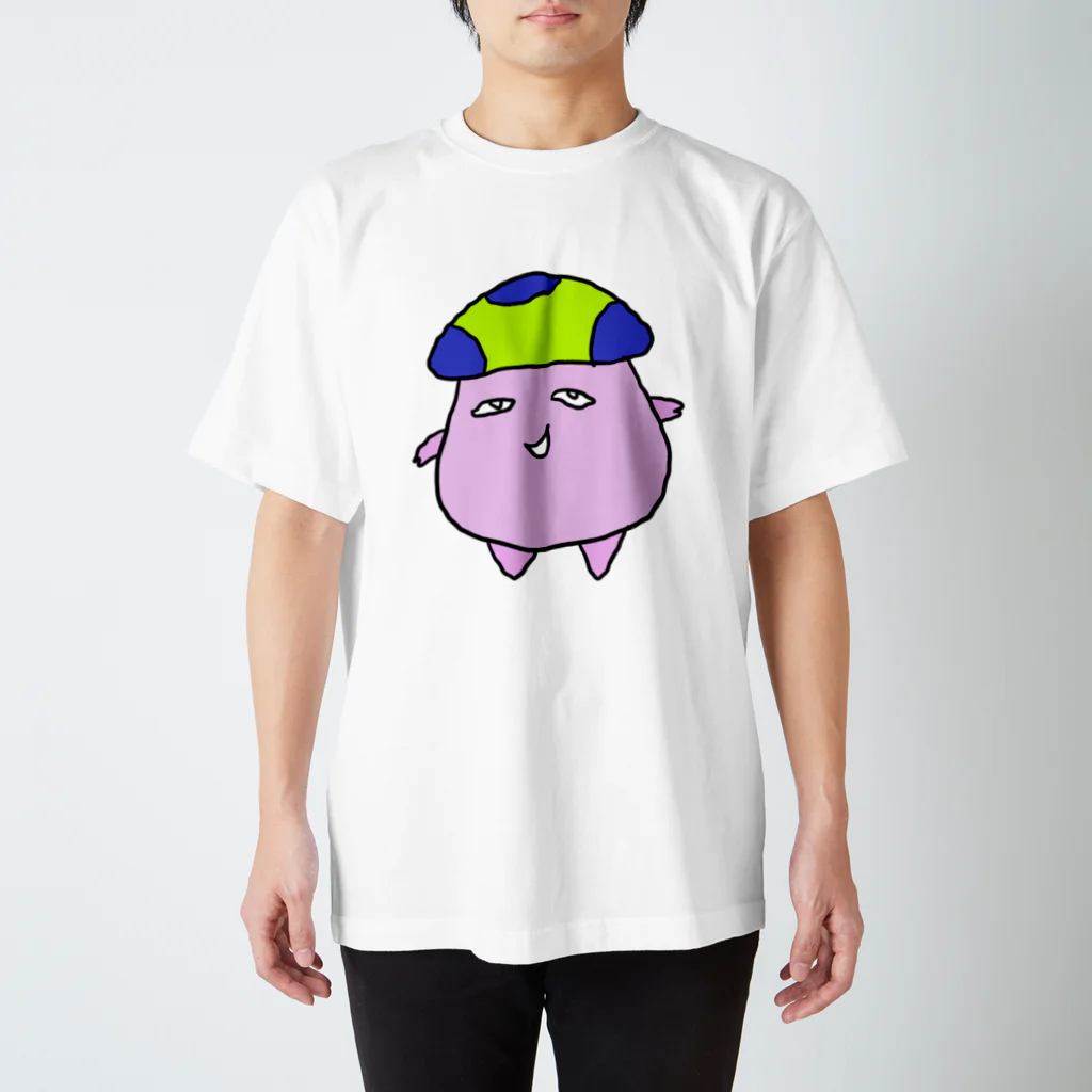 まきのこ日記のなすキノピー Regular Fit T-Shirt