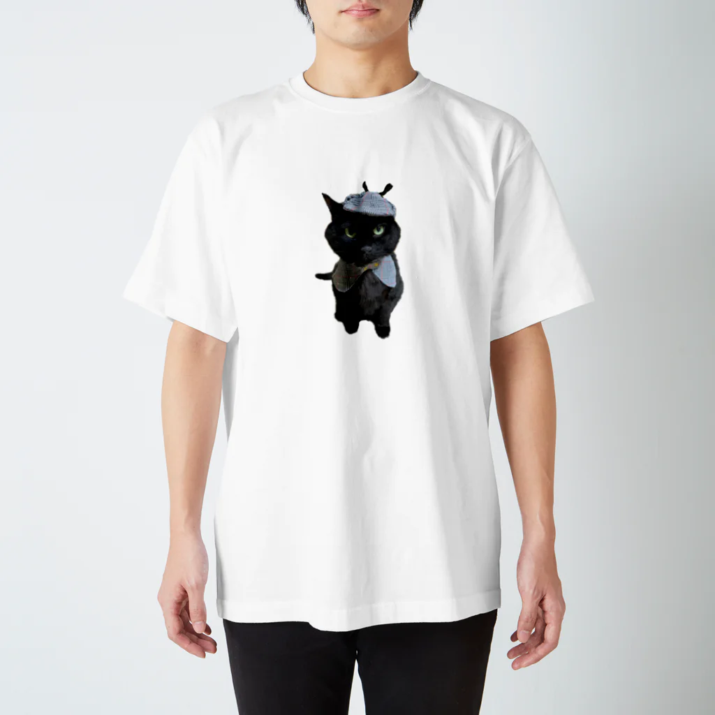 猫田熊吉のねこねこ探偵 Regular Fit T-Shirt