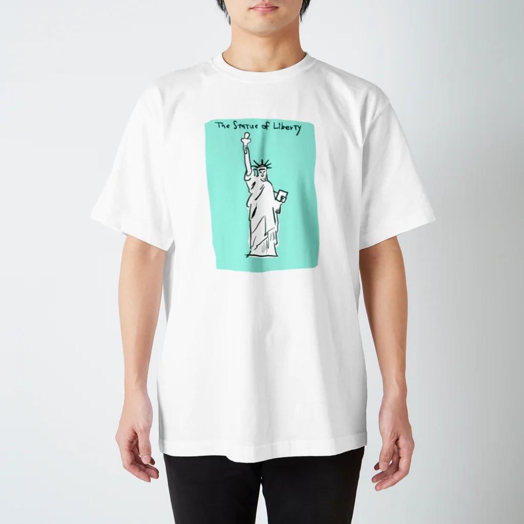 YTRの自由の女神像 スタンダードTシャツ